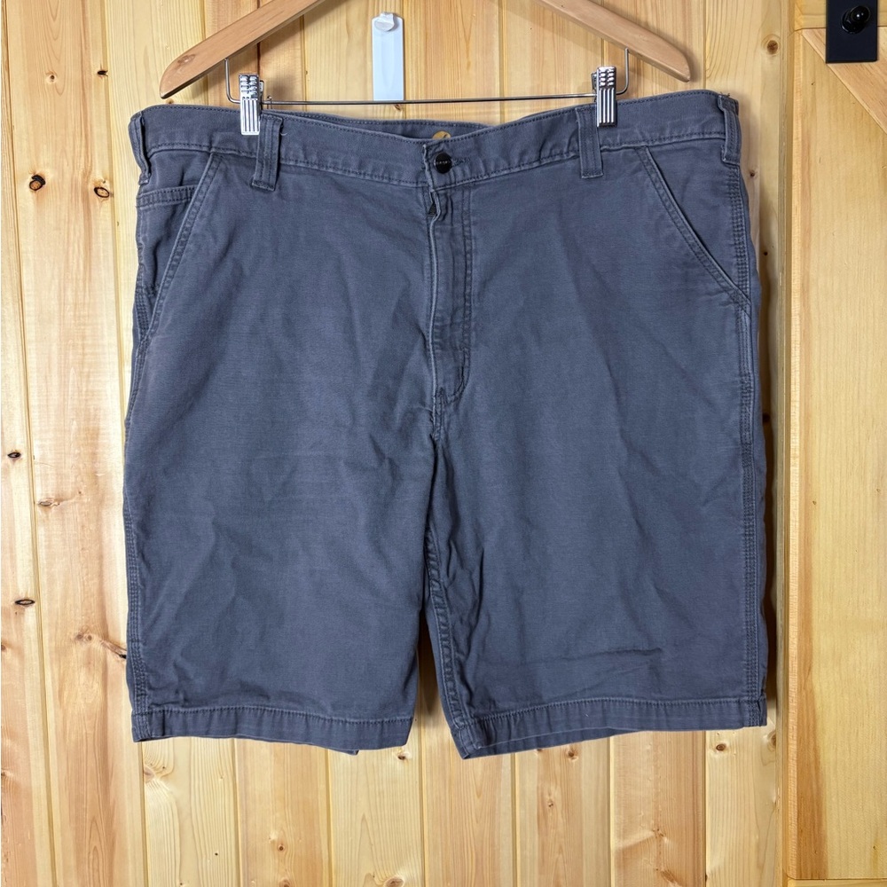 Carhartt Mens Relaxed Fit Shorts Size 42 Workwear Utility Canvas *Read
